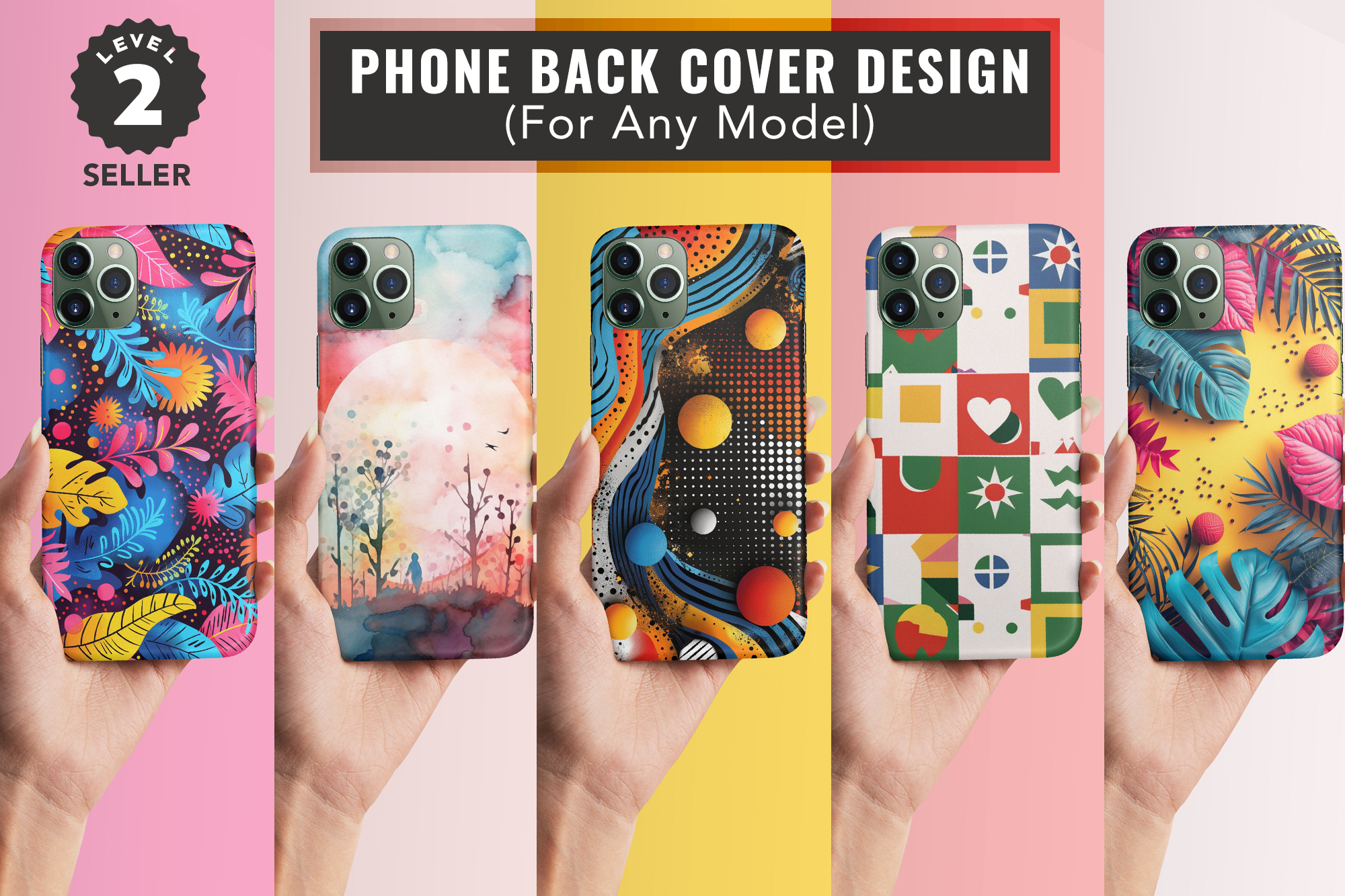 Eyecatching personalized mobile phone case design